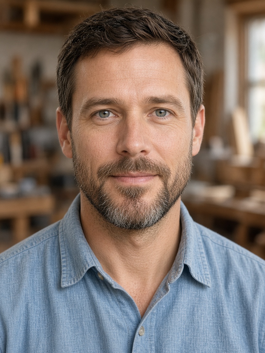 Portrait of Marcus Hale, Master Carpenter